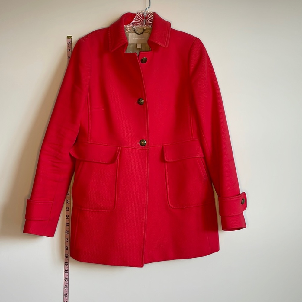 Banana Republic Pink Pea Coat M